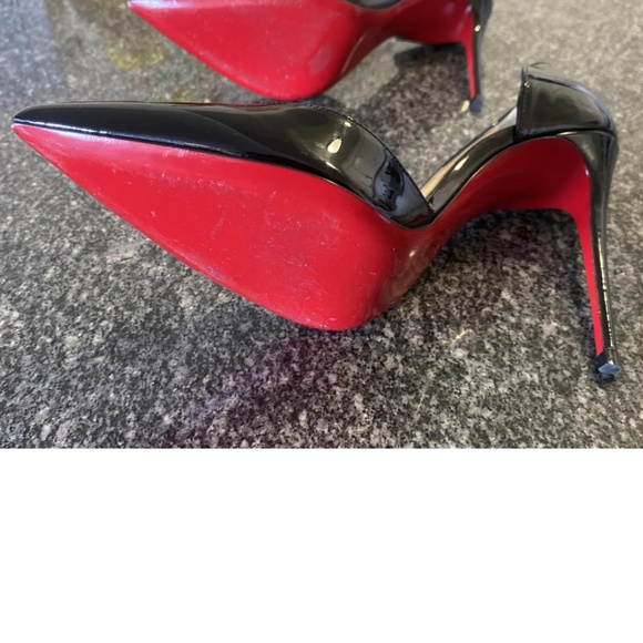 Black Christian Louboutin 36.5 Iriza 85mm barely used! - Picture 12 of 15